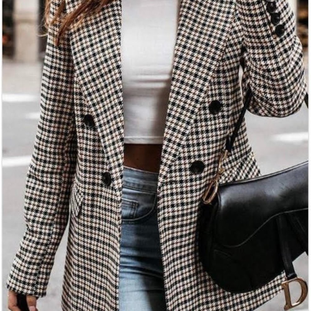Plaid Blazer